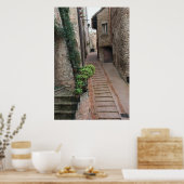 Poster Assise, Italie (Cuisine)