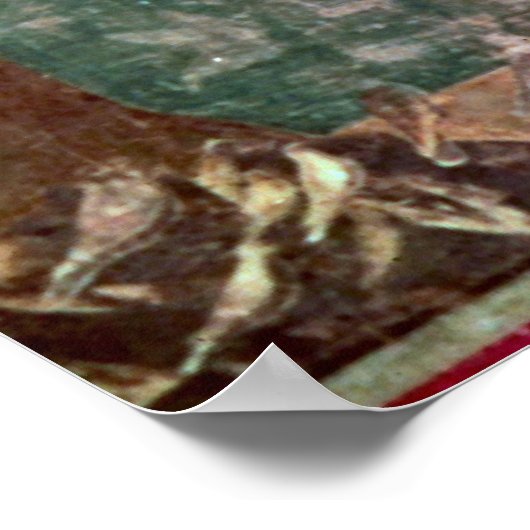 Poster Assise, Saint François et les oiseaux (Coin)