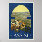 Poster Assisi Pérouse Italie (Devant)