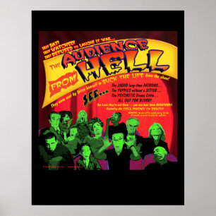 Poster Assistance d'affiche de théâtre d'enfer