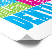 Poster Assistance dentaire colorée (Coin)