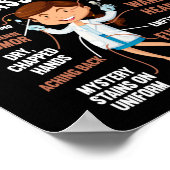 Poster Assistant Dentaire Anatomie Dentaire D'Un Dentaire (Coin)