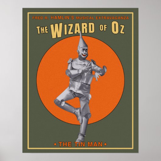 Poster Assistant d'Oz Tin Man (Devant)