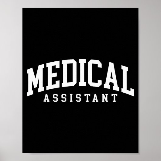 Poster Assistant médical ma cma infirmière assistant de m (Devant)