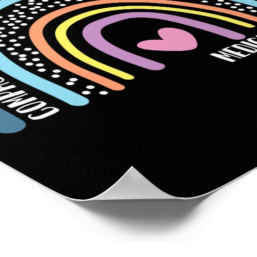 Poster Assistant Médicale Soins de compassion Dédié (Coin)