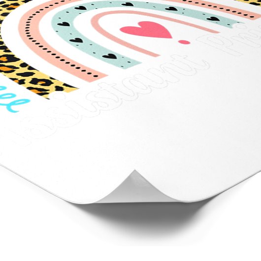 Poster Assistant principal leopard Rainbow Appreciation W (Coin)