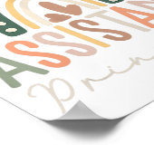 Poster Assistant Principal Rainbow Funny Titre de l'emplo (Coin)