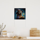 Poster Assistant Sloth (Cuisine)