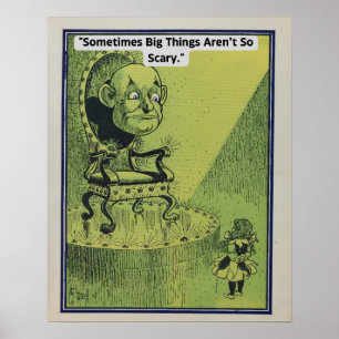 Poster Assistant vintage de Oz Dorothy et Powerfu Oz Post