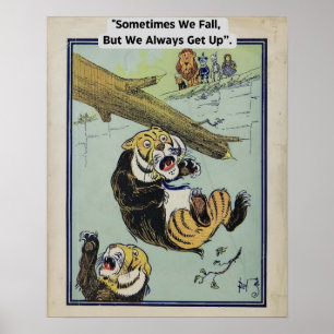 Poster Assistant vintage d'Oz - Citation de motivation