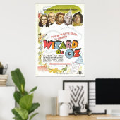 Poster Assistant vintage Du Film D'Imaginaire Musical Oz (Bureau à domicile)