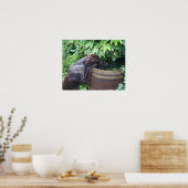 Poster Assoiffé après travail (Cuisine)