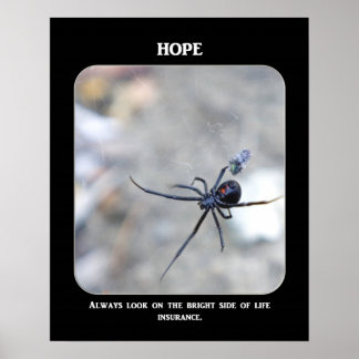 Poster assurance-vie toujours à l'air libre
