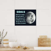 Poster Assurez-vous de bien définir vos objectifs (L) (Cuisine)