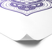 Poster Aster Mandala Fine Art Print (Coin)