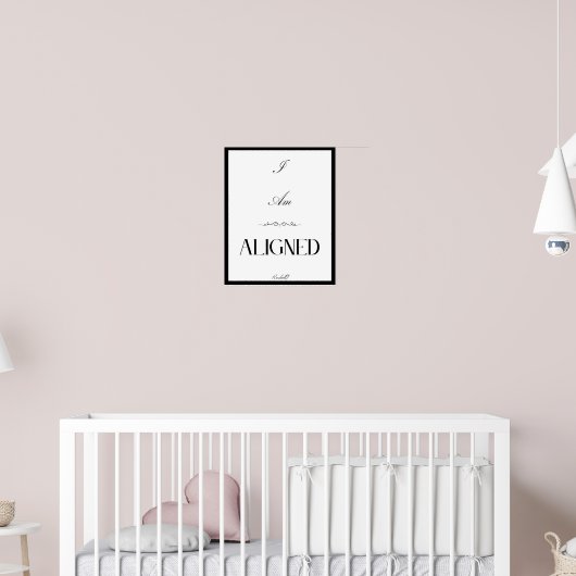 Poster Asthétique de I am Alignée (Pépinière 2)