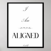 Poster Asthétique de I am Alignée (Devant)