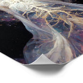 Poster Astral Ganglia 2 Imaginaire Science Fiction Art (Coin)