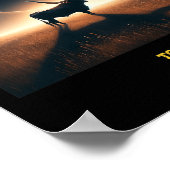 Poster Astro commémoratif Texas Total Solar Eclipse 2024 (Coin)