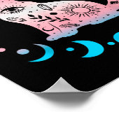 Poster Astrologie Transgenre Chat Céleste Lgbt Pride Tra (Coin)