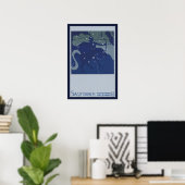 Poster Astrologie Vintage Zodiaque Constellation du Sagit (Bureau à domicile)