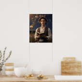 Poster astrologique Virgo Male (Cuisine)