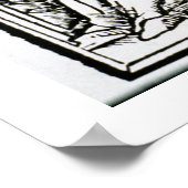 Poster Astrologistes arabes, copie d'une illustration tir (Coin)