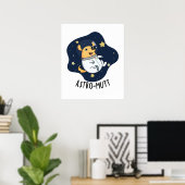 Poster Astromutt Funny Chien Astronaut Pun (Bureau à domicile)