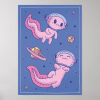 Astronaut Axolotls