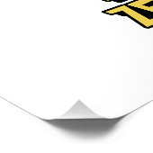 Poster Astronaut Cartoon | Retro Space Wall Art Print (Coin)