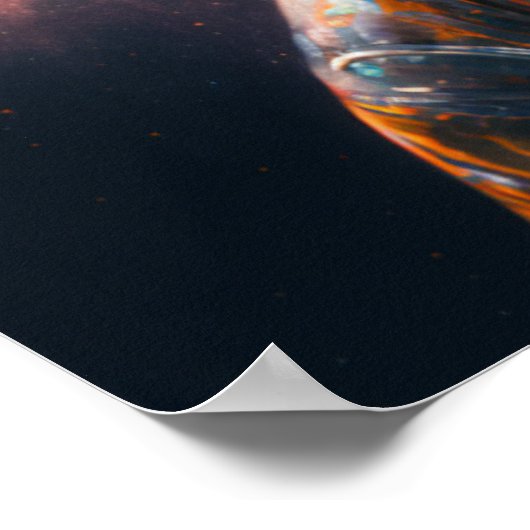 Poster Astronaut cat 2 (Coin)