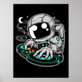 Poster Astronaut DJ (Devant)