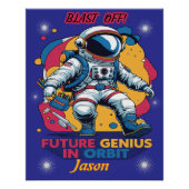 Poster  Astronaut - Future Genius In Orbit (Devant)