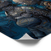 Poster Astronaut Girls Surreal Science Fiction (Coin)