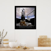 Poster Astronaut Musgrave Hubble télescope spatial (Cuisine)