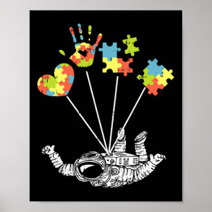 Poster Astronaut Puzzle Sensibilisations sur l'autisme Ca