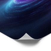 Poster Astronaut Silhouette on Black Hole Accretion Disk  (Coin)