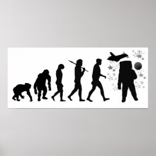 Poster Astronaut Voyage spatial Cadeaux cosmonautes