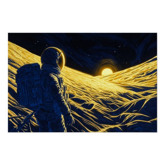 Poster Astronaute (Devant)