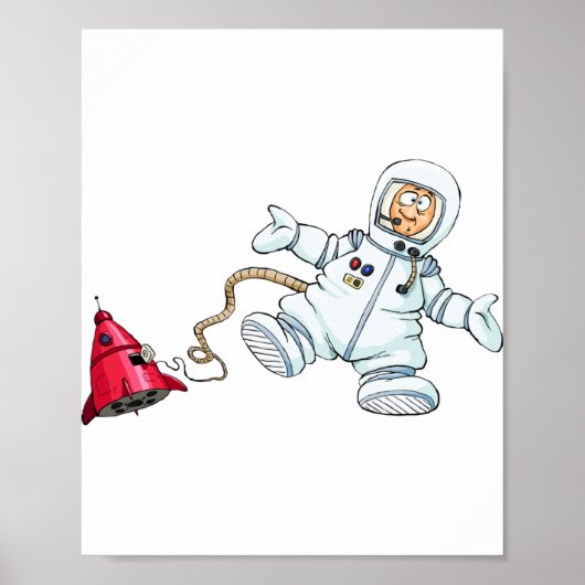 Poster astronaute (Devant)