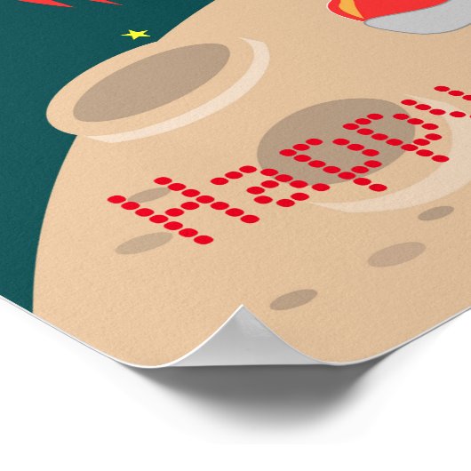 Poster Astronaute (Coin)