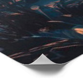 Poster Astronaute Alien (Coin)