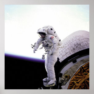Poster astronaute américain