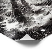 Poster Astronaute dans le tourbillon du trou noir (Coin)