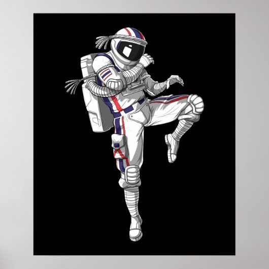 Poster Astronaute de Muay (Devant)