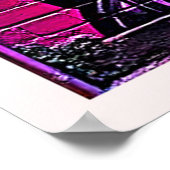 Poster Astronaute de Neon Cyberpunk (Coin)