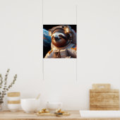 Poster Astronaute de Sloth (Cuisine)