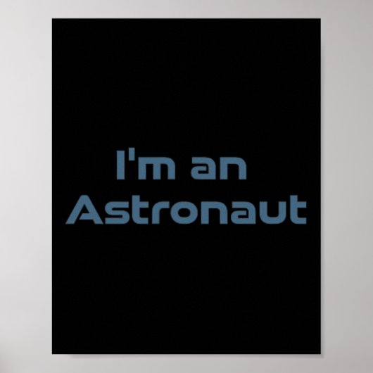 Poster Astronaute de surf Vague spatiale rétro drôle cosm (Devant)