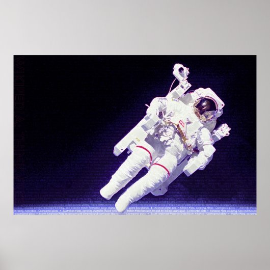 Poster Astronaute des États-Unis (Devant)