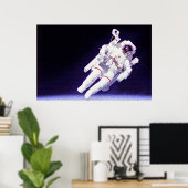 Poster Astronaute des États-Unis (Bureau à domicile)